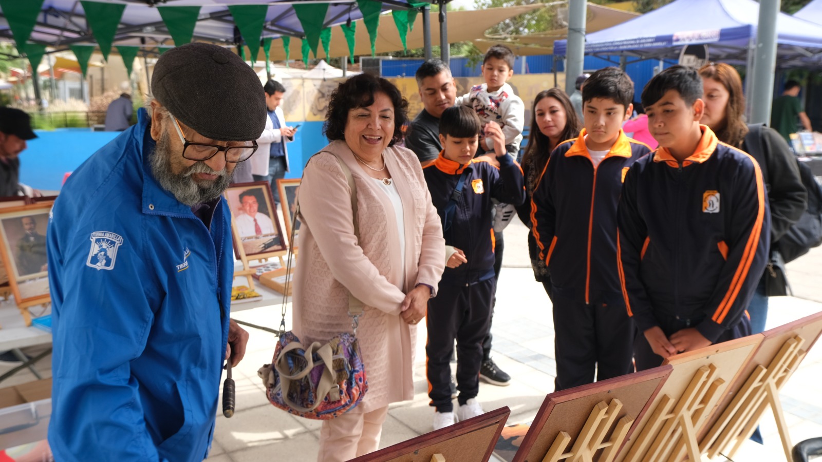 Gran participación de estudiantes en la Primera Feria del libro de Tierra Amarilla